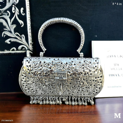 Brass Silver Clutch