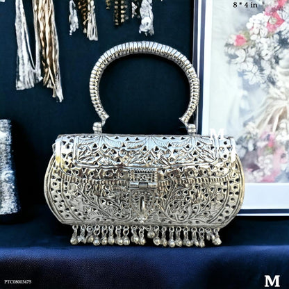 Brass Silver Clutch
